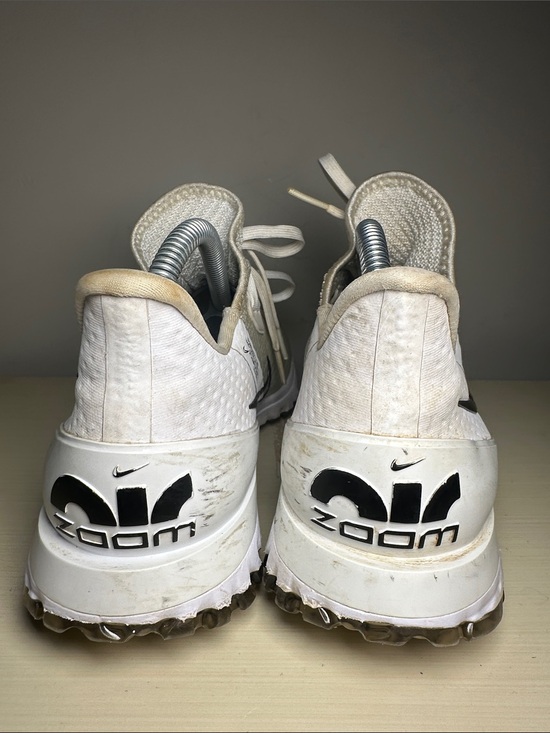 Nike air zoom infinity tour golf Cream Flyknit with Black Swoosh main image 4